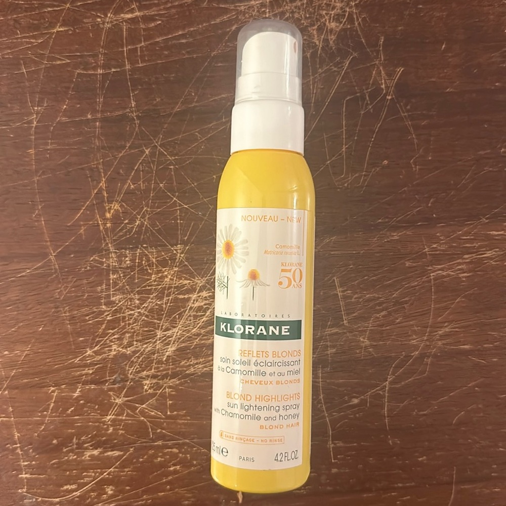 Brand new Klorane hair lightener.